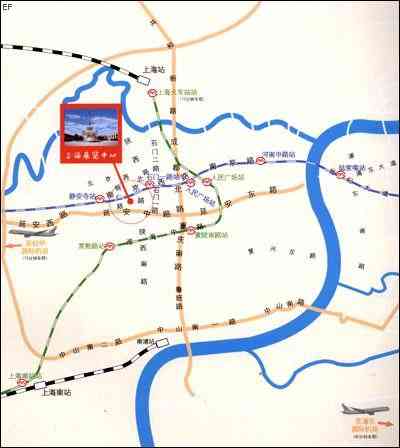 上海展覽中心交通圖