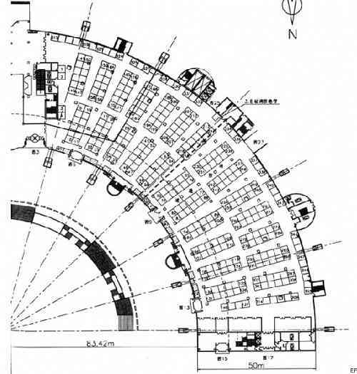 大連星海會(huì)展中心場館圖