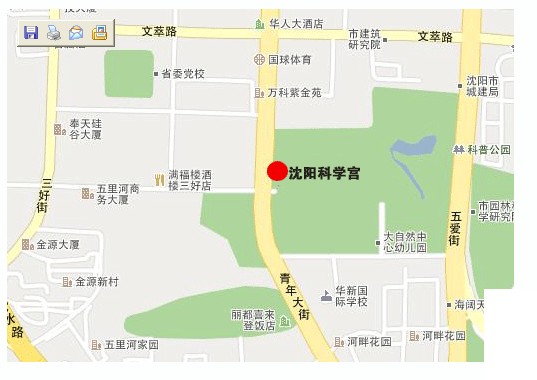 沈陽科學(xué)宮會展中心交通圖